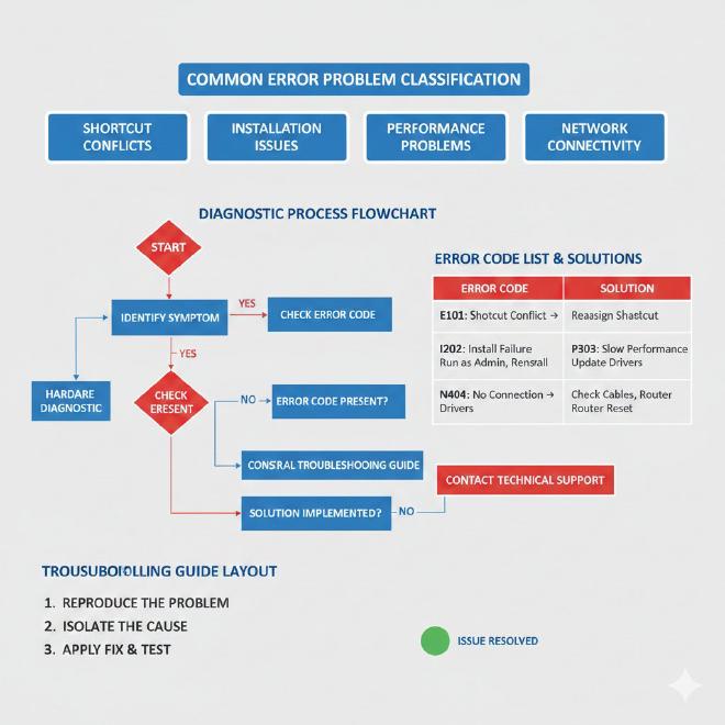 常见错误问题分类与诊断流程