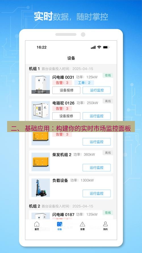 截图软件 二、 基础应用：构建你的实时市场监控面板