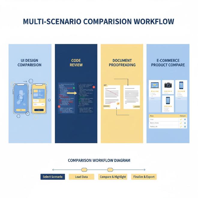 多场景对比应用工作流