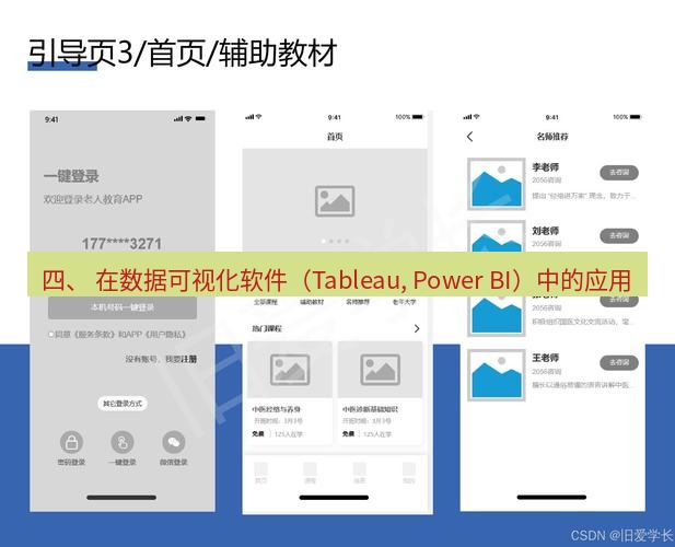 截图软件 四、 在数据可视化软件（Tableau, Power BI）中的应用