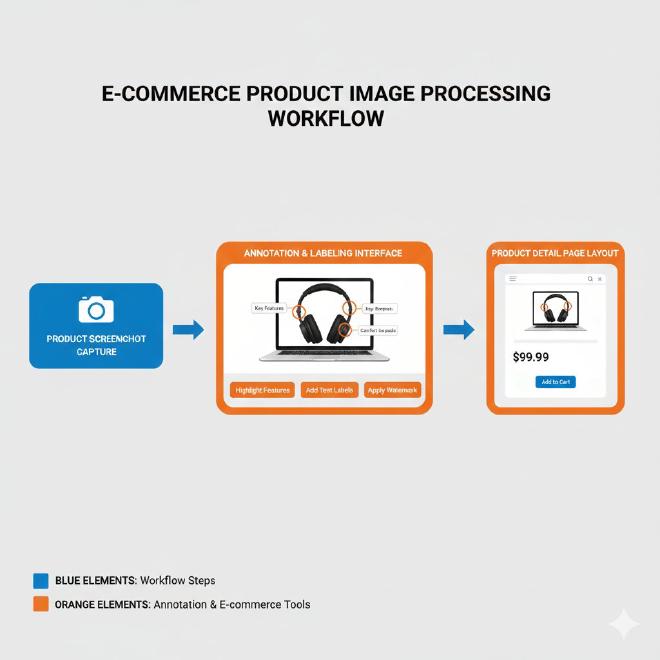 商品图处理工作流与标注工具应用