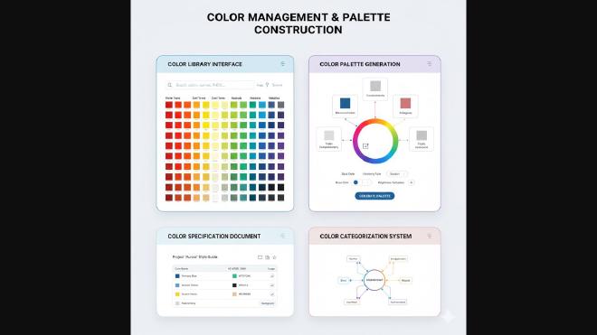 色彩管理系统与配色方案构建