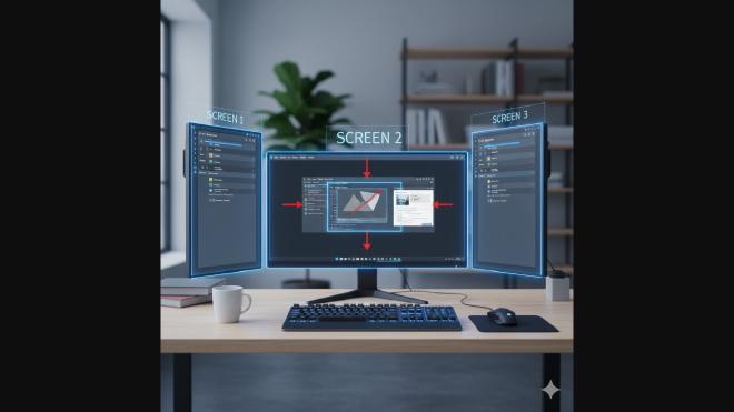 多显示器环境下的截图与贴图布局