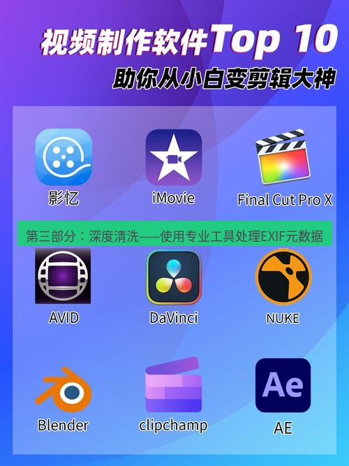 截图软件 第三部分：深度清洗——使用专业工具处理EXIF元数据