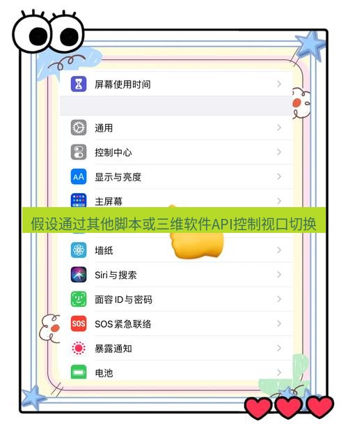 截图软件 假设通过其他脚本或三维软件API控制视口切换