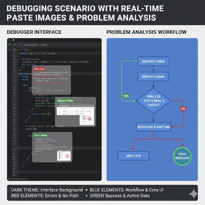 调试场景中的实时贴图与问题分析