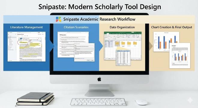 学术研究工作流中的Snipaste应用