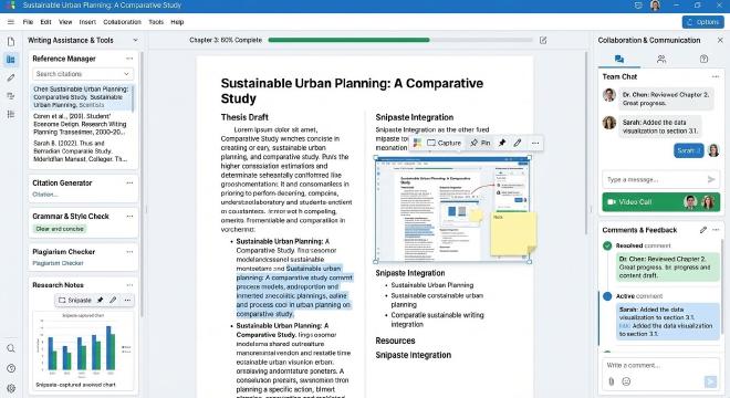 论文写作辅助与协作沟通场景
