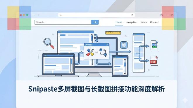 Snipaste多屏截图与长截图拼接