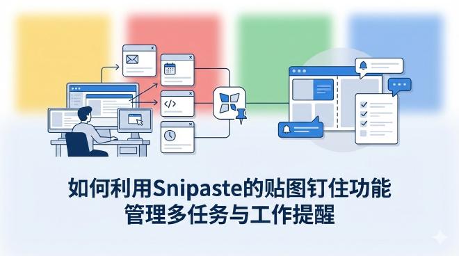 Snipaste贴图钉住功能